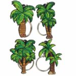 Porte-clés palmiers -sur pique – Lot de 40 – H. 5,5 à 6 cm