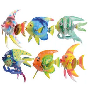Descriptif des Magnets assortiment bubulles : sur piques bambous longs 18 pièces Dimensions : ø6 cm à 9 cm Référence : 892AB Matière : Plastique / aimant Couleur : Multicolore