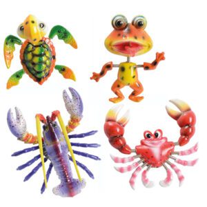Descriptif des Magnets assortiment carapattes : sur piques bambous longs 18 pièces Dimensions : ø7,5 cm à 9,5 cm Référence : 892AC Matière : Plastique / aimant Couleur : Multicolore