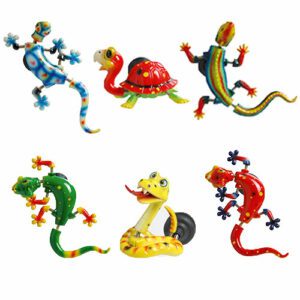 Descriptif des Magnets assortiment terrarium : sur piques bambous longs 15 pièces Dimensions : ø8 cm à 11 cm Référence : 892J Matière : Plastique / aimant Couleur : Multicolore