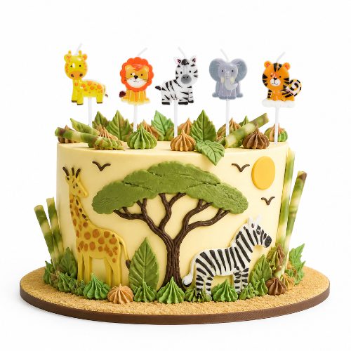 5 bougies Jungle - A l'unité ou boite de 25 blisters – Image 2