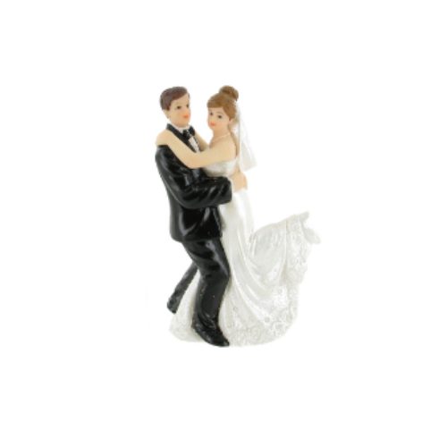 Figurine mariés en résine - lot de 1 - H.10 cm – Image 3