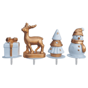 50 résines objets de Noël – H. de 2,5 à 4 cm