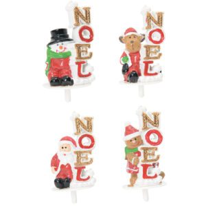 50 résines « Assortiment de Noël » – H. 4,5 cm