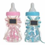 Biberon géant à dragées – 1 biberon géant + 15 mini – H.34/9 cm
