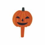 144 citrouilles sur pique, décorations d&rsquo;Halloween H.4 cm