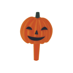 Citrouilles sur pique : Décorations sur pique pour pâtisserie Conditionnent : sachet de 144 pièces Dimensions (hors pique) : H.4 cm Matière : plastique Coloris : orange Référence : 415