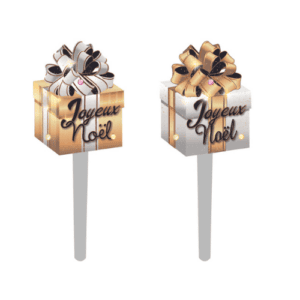 200 piques paquets cadeaux clignotants – H.3,5 cm