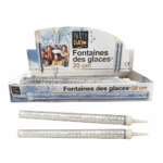 12 fontaines des glaces XL – Artifice, durée 90 secondes – H.20 cm