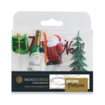 Kit sportif pour bûche de Noël (5 pièces) – Décors pâtissiers