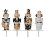50 résines casse-noisette – H. 5 cm – Décors pâtissiers